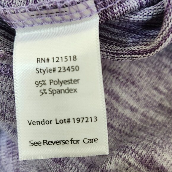 NWT - NATIONAL SINCE 1952 Heathered Lavender Lounge Set - Picture 9 of 9